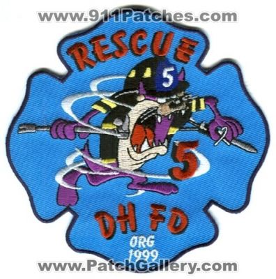 Durham Highway Fire Department Rescue 5 (North Carolina)
Scan By: PatchGallery.com
Keywords: dept. dhfd company station taz