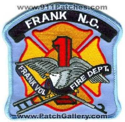 Frank Volunteer Fire Department (North Carolina)
Scan By: PatchGallery.com
Keywords: vol. dept. n.c.