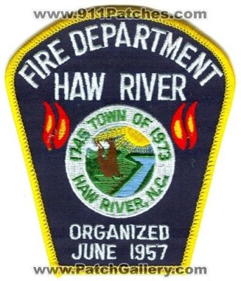 Haw River Fire Department (North Carolina)
Scan By: PatchGallery.com
Keywords: n.c.