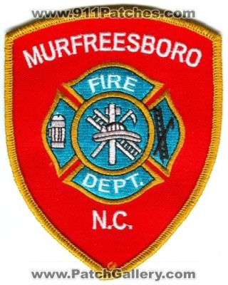 Murfreesboro Fire Department (North Carolina)
Scan By: PatchGallery.com
Keywords: dept. n.c.