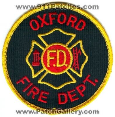 Oxford Fire Department (North Carolina)
Scan By: PatchGallery.com
Keywords: dept. f.d.