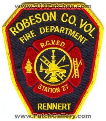 Robeson County Volunteer Fire Department Station 27 (North Carolina)
Scan By: PatchGallery.com
Keywords: co. vol. r.c.v.f.d. rcvfd rennert