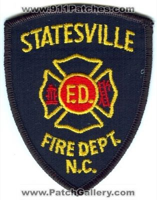 Statesville Fire Department (North Carolina)
Scan By: PatchGallery.com
Keywords: f.d. dept. n.c.