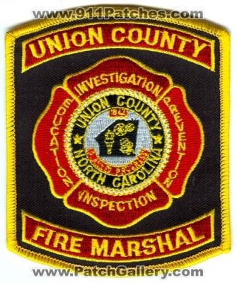 Union County Fire Department Fire Marshal Patch (North Carolina)
Scan By: PatchGallery.com
Keywords: co. dept. education investigation prevention inspection