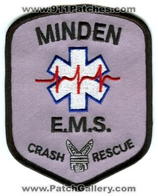 Minden Fire Department EMS Crash Rescue (Nebraska)
Scan By: PatchGallery.com
Keywords: dept. e.m.s.
