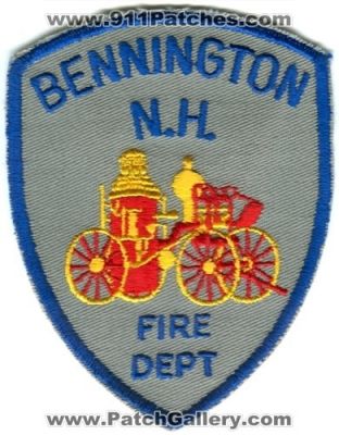 Bennington Fire Department (New Hampshire)
Scan By: PatchGallery.com
Keywords: dept n.h.