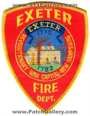 Exeter Fire Department (New Hampshire)
Scan By: PatchGallery.com
Keywords: dept.