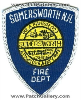 Somersworth Fire Department (New Hampshire)
Scan By: PatchGallery.com
Keywords: dept n.h.