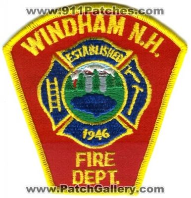 Windham Fire Department (New Hampshire)
Scan By: PatchGallery.com
Keywords: n.h. dept.