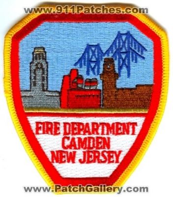 Camden Fire Department Patch (New Jersey)
Scan By: PatchGallery.com
Keywords: dept.