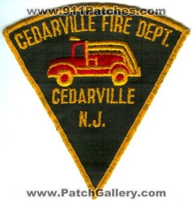 Cedarville Fire Department (New Jersey)
Scan By: PatchGallery.com
Keywords: dept. n.j.
