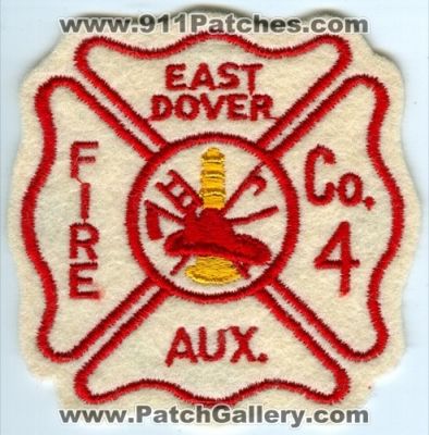 East Dover Fire Company 4 Auxiliary (New Jersey)
Scan By: PatchGallery.com
Keywords: co. aux.