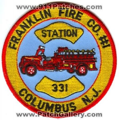 Franklin Fire Company Number 1 Station 331 (New Jersey)
Scan By: PatchGallery.com
Keywords: co. #1 n.j. columbus