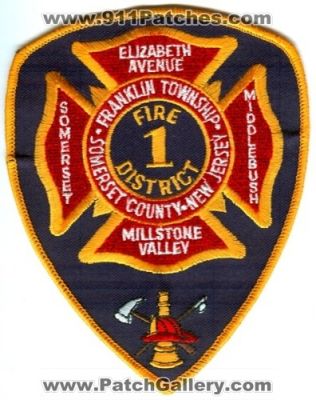 Franklin Township Fire District 1 Patch (New Jersey)
Scan By: PatchGallery.com
Keywords: twp. dist. number no. #1 somerset county co. elizabeth avenue middlebush millstone valley