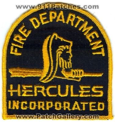 Hercules Incorporated Fire Department (New Jersey)
Scan By: PatchGallery.com
