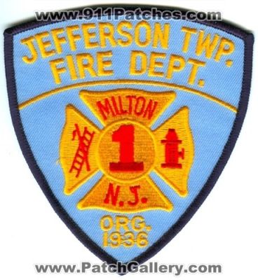 Jefferson Township Fire Department 1 (New Jersey)
Scan By: PatchGallery.com
Keywords: twp. dept. milton n.j.