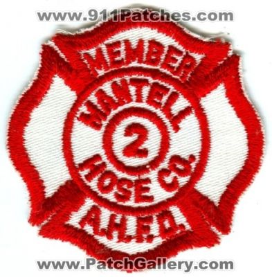 Mantell Hose Company 2 Atlantic Highlands Fire Department Member (New Jersey)
Scan By: PatchGallery.com
Keywords: co. a.h.f.d. ahfd