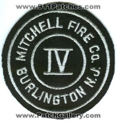 Mitchell Fire Company 4 (New Jersey)
Scan By: PatchGallery.com
Keywords: co. iv burlington n.j.