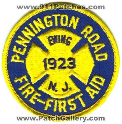 Pennington Road Fire First Aid (New Jersey)
Scan By: PatchGallery.com
Keywords: ewing n.j.