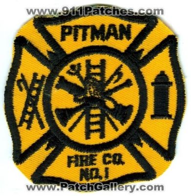 Pitman Fire Company Number 1 (New Jersey)
Scan By: PatchGallery.com
Keywords: co. no.