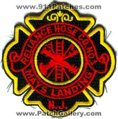 Reliance Hose Company Number 1 (New Jersey)
Scan By: PatchGallery.com
Keywords: co. no. mays landing n.j.