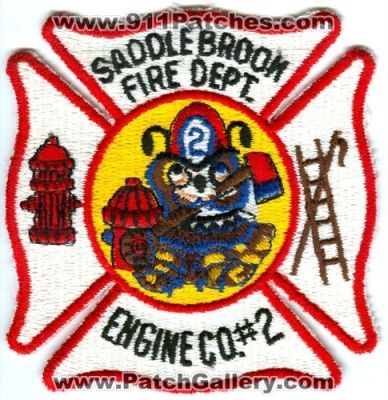 Saddle Brook Fire Department Engine Company Number 2 (New Jersey)
Scan By: PatchGallery.com
Keywords: dept. co. #2