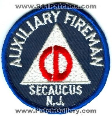 Secaucus Auxiliary Fireman CD (New Jersey)
Scan By: PatchGallery.com
Keywords: civil defense n.j.