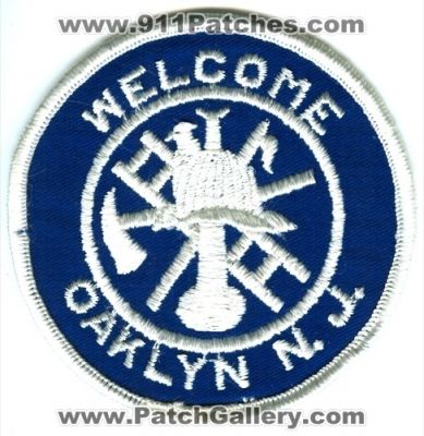 Welcome Fire Department (New Jersey)
Scan By: PatchGallery.com
Keywords: oaklyn n.j.