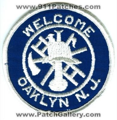Welcome Fire Department (New Jersey)
Scan By: PatchGallery.com
Keywords: oaklyn n.j.