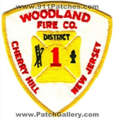 Woodland Fire Company District 1 (New Jersey)
Scan By: PatchGallery.com
Keywords: co. cherry hill