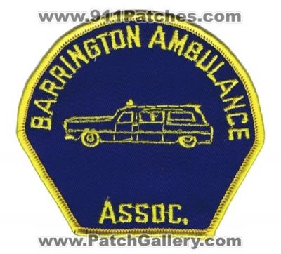 Barrington Ambulance Association (New Jersey)
Thanks to Jim Schultz for this scan.
Keywords: ems assoc.