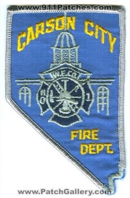 Carson City Fire Department Warren Engine Company Number 1 Patch (Nevada)
[b]Scan From: Our Collection[/b]
Keywords: dept. w.e. co. no