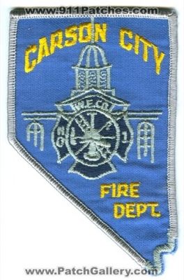 Carson City Fire Department Warren Engine Company Number 1 Patch (Nevada)
[b]Scan From: Our Collection[/b]
Keywords: dept. w.e. co. no