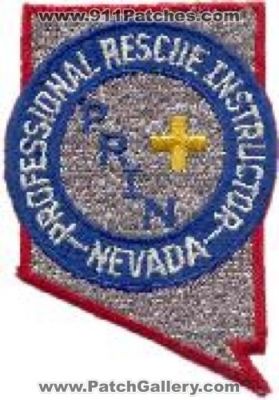 Professional Rescue Instructor Nevada (Nevada)
Thanks to Perry West for this scan.
Keywords: prin ems