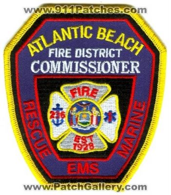 Atlantic Beach Fire District Commissioner Rescue EMS Marine (New York)
Scan By: PatchGallery.com
Keywords: 236