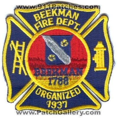 Beekman Fire Department (New York)
Scan By: PatchGallery.com
Keywords: dept.