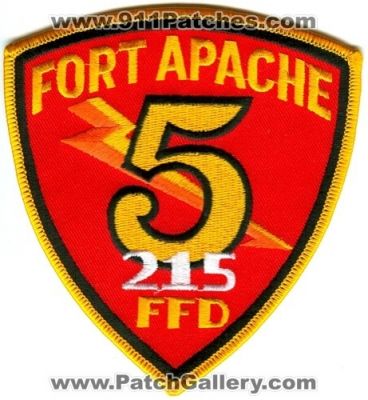 Freeport Fire Department Engine 5 Patch (New York)
Scan By: PatchGallery.com
Keywords: ffd dept. fort ft. apache 215