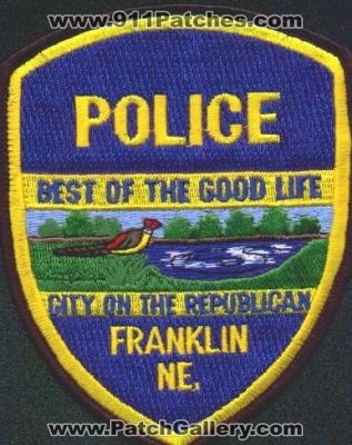 Franklin Police
Thanks to EmblemAndPatchSales.com for this scan.
Keywords: nebraska