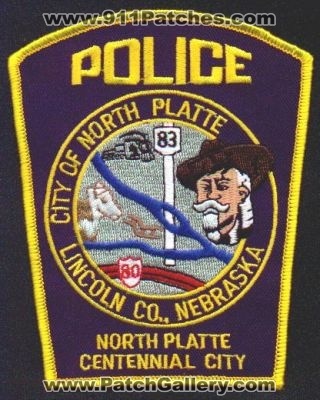 North Platte Police
Thanks to EmblemAndPatchSales.com for this scan.
Keywords: nebraska lincoln county city of