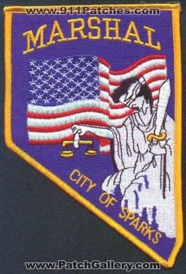 Sparks Marshal
Thanks to EmblemAndPatchSales.com for this scan.
Keywords: nevada city of