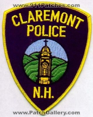 Claremont Police
Thanks to EmblemAndPatchSales.com for this scan.
Keywords: new hampshire