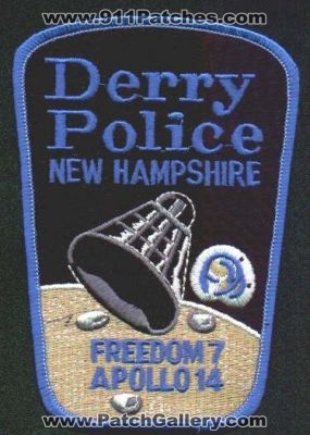 Derry Police
Thanks to EmblemAndPatchSales.com for this scan.
Keywords: new hampshire