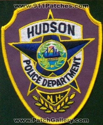 Hudson Police Department
Thanks to EmblemAndPatchSales.com for this scan.
Keywords: new hampshire