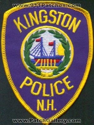 Kingston Police
Thanks to EmblemAndPatchSales.com for this scan.
Keywords: new hampshire