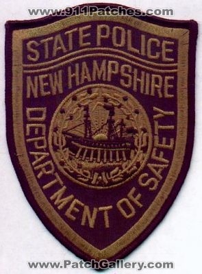 New Hampshire State Police
Thanks to EmblemAndPatchSales.com for this scan.
Keywords: department of safety dps