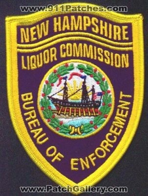 New Hampshire State Liquor Commission
Thanks to EmblemAndPatchSales.com for this scan.
Keywords: bureau of enforcement