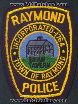 Raymond Police
Thanks to EmblemAndPatchSales.com for this scan.
Keywords: new hampshire town of