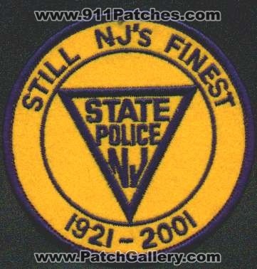 New Jersey State Police 80th Anniversary
Thanks to EmblemAndPatchSales.com for this scan.
