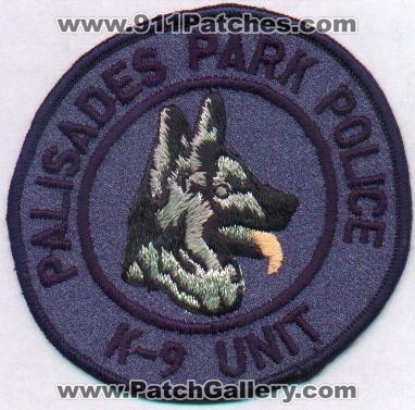 Palisades Park Police K-9 Unit
Thanks to EmblemAndPatchSales.com for this scan.
Keywords: new jersey k9