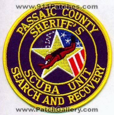 Passaic County Sheriff's Scuba Unit Search and Rescue
Thanks to EmblemAndPatchSales.com for this scan.
Keywords: new jersey sheriffs sar